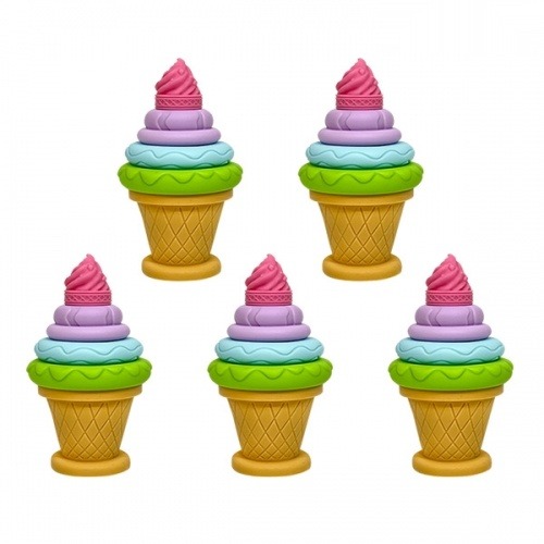 소프트아이스크림만들기세트25p+교구바구니 1개 (색상랜덤)